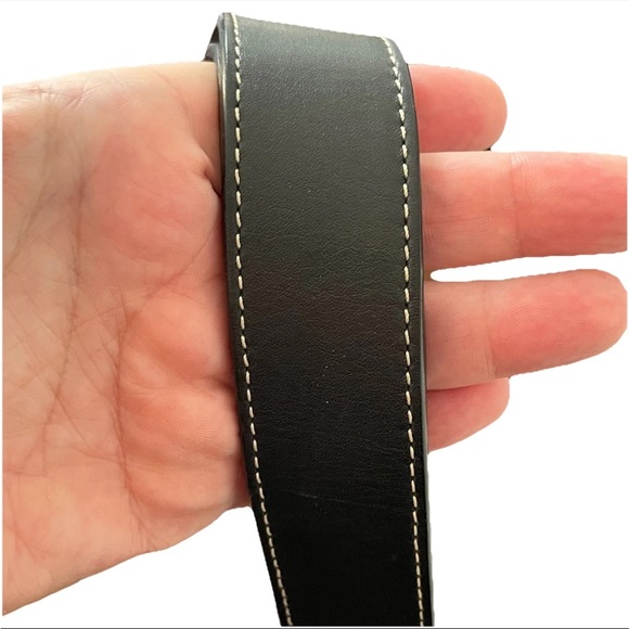 VTG Y2K COACH Signature Jacquard East West Shoulder Bag Purse Monochrome Black - Picture 10 of 14